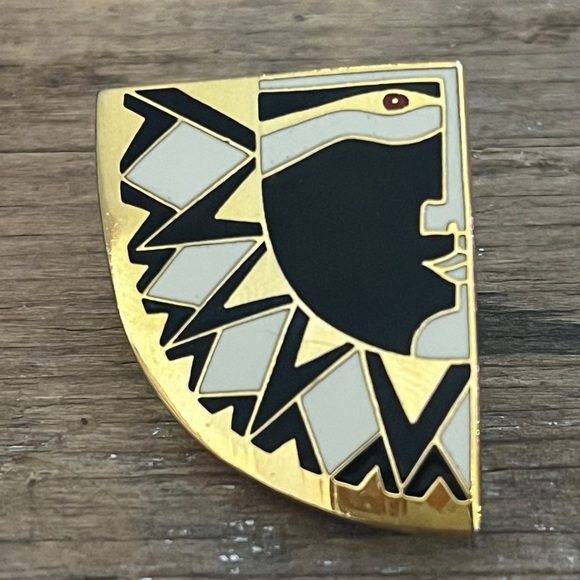 Vintage Laurel Burch Clip on Enameled Artisan Face Earrings SUNFACE - Picture 3 of 3